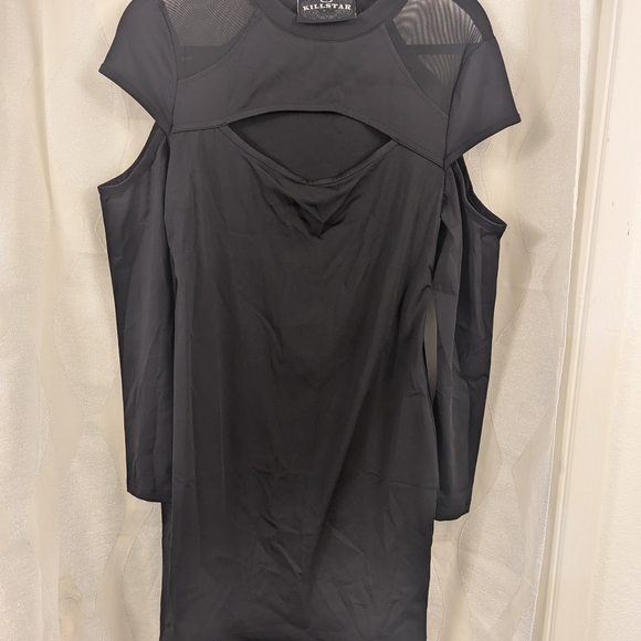 Killstar Sleek Black Dress - Picture 1 of 4